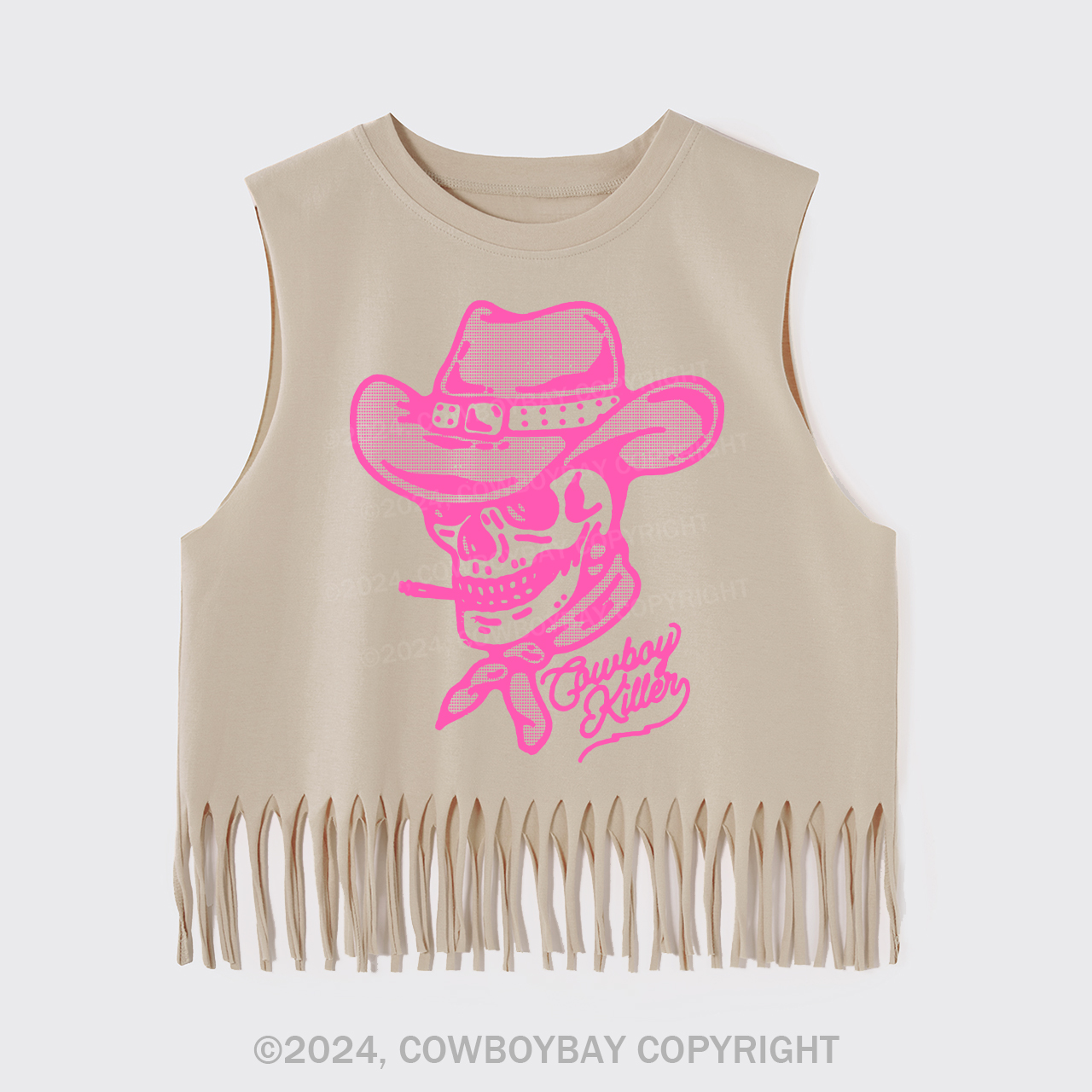 Cowboy Killer Country Concert Fringe Tank