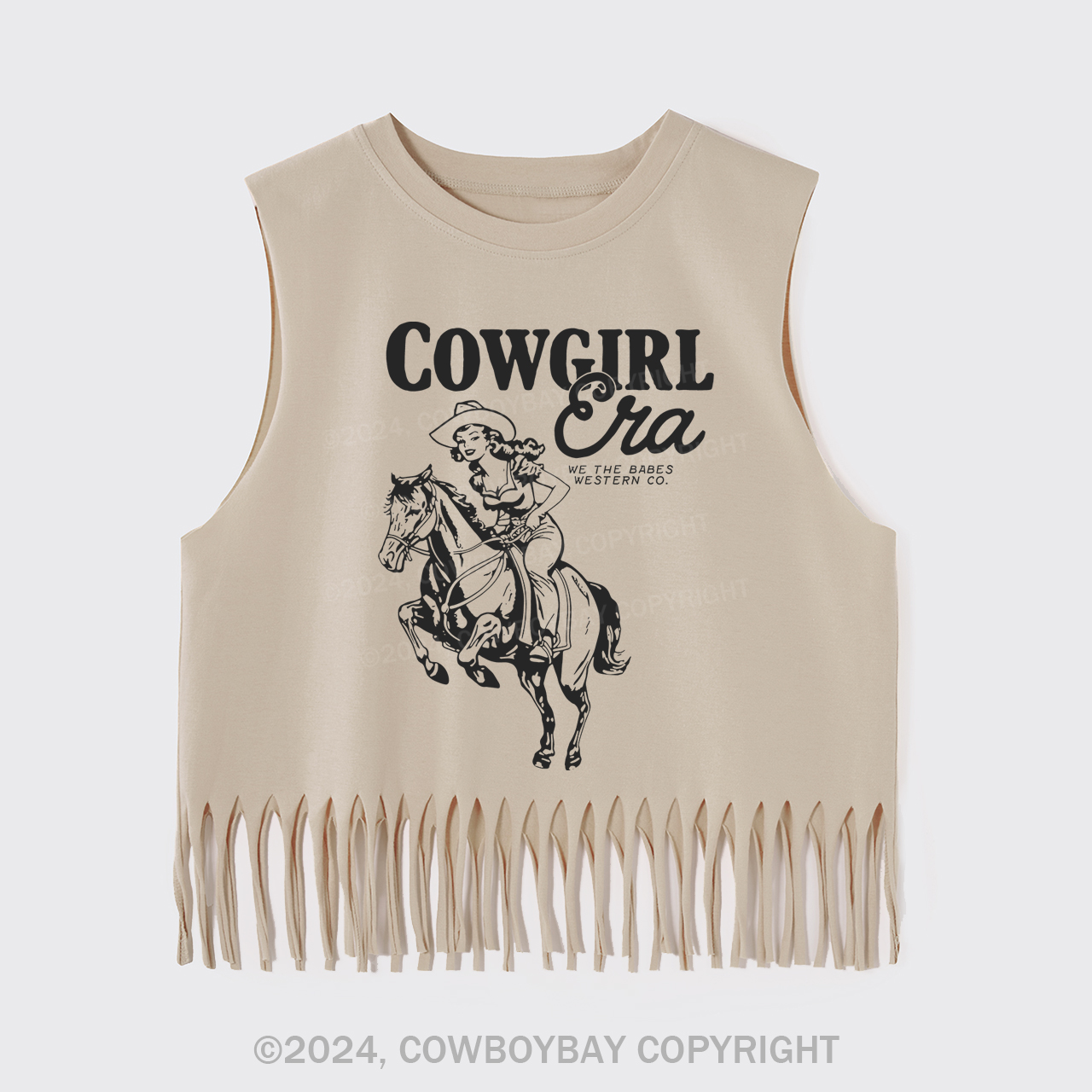 Cowgirl Era Fringe Tank