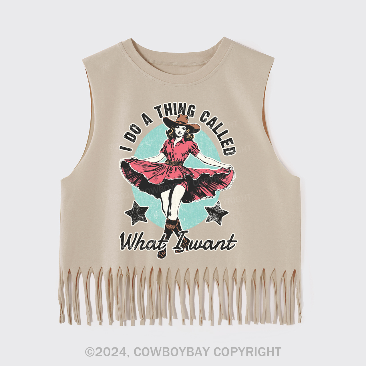 I Do A Thing Called What I Want Fringe Tank