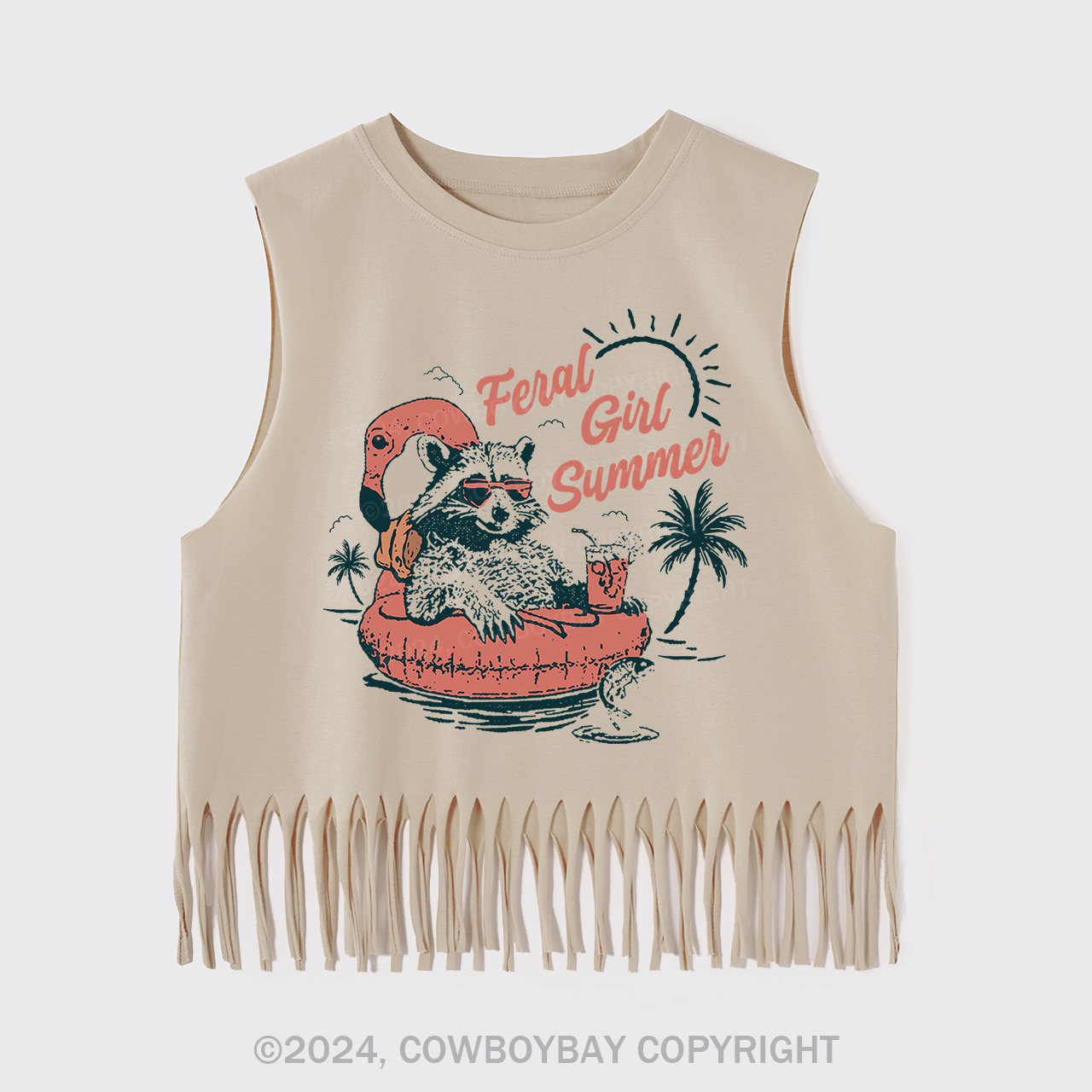 Feral Girl Summer Fringe Tank