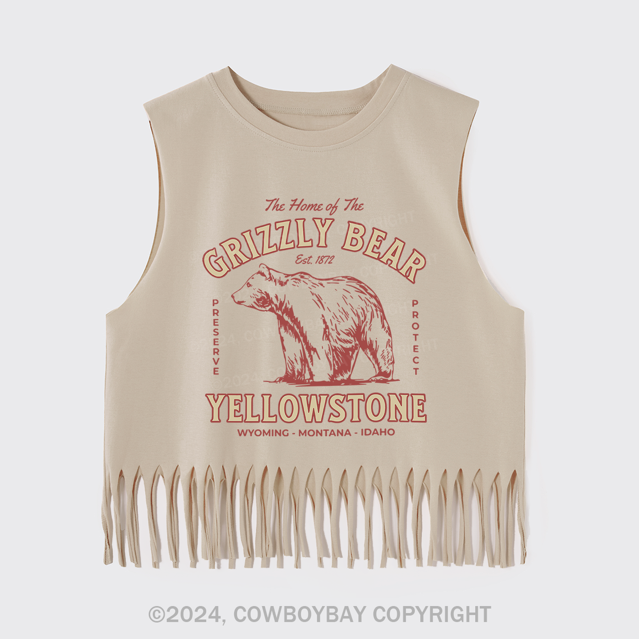 Grizzly Bear Fringe Tank