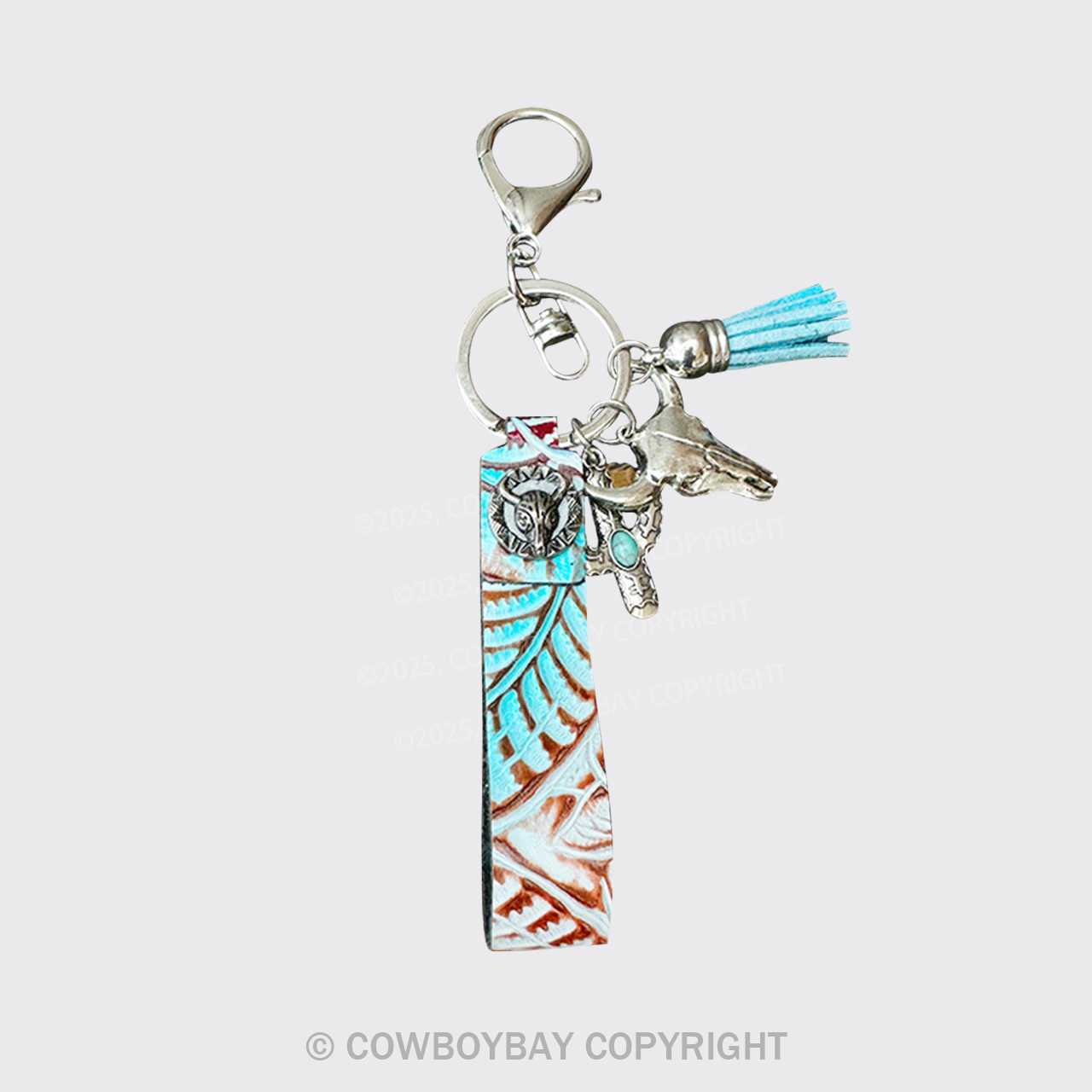 Vintage Leather Keychain