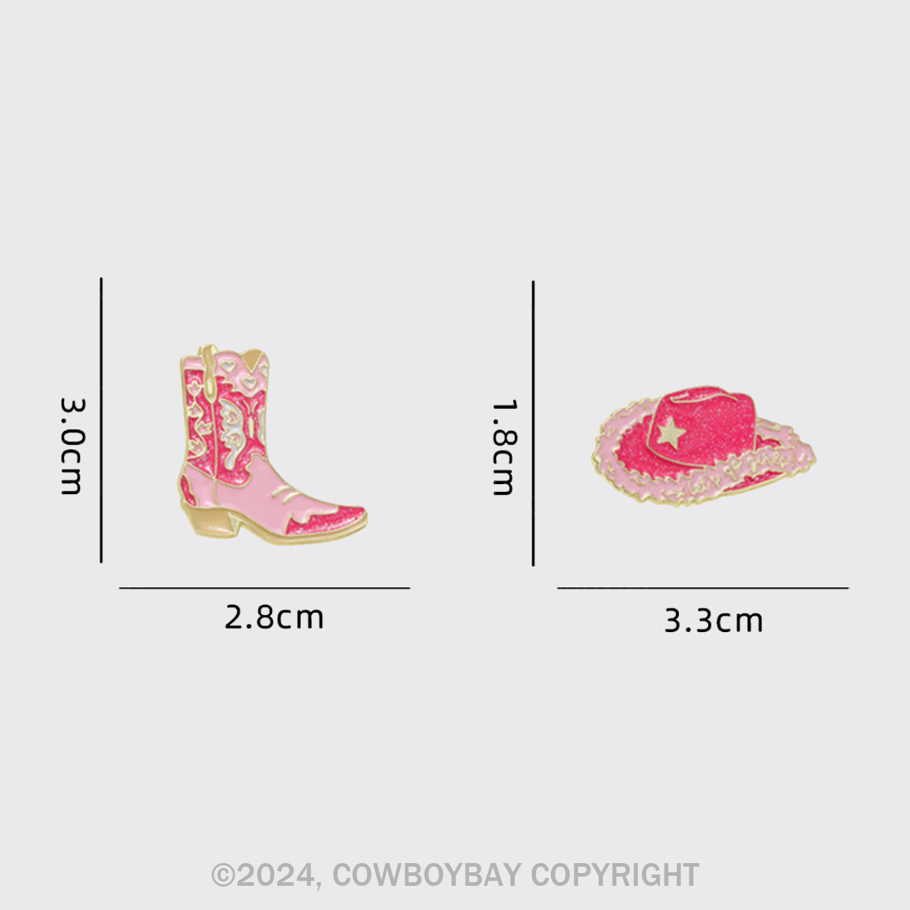 Pink Cowgirl_Cowboybay Pin