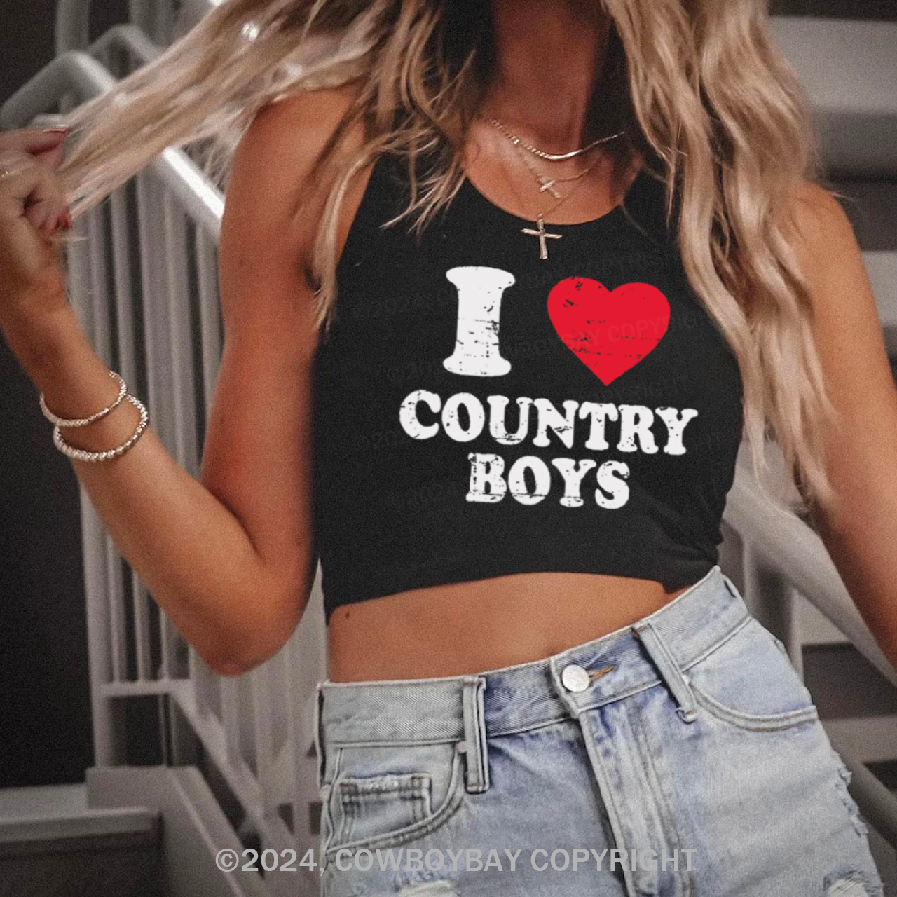 I Love Country Boys Tank Top