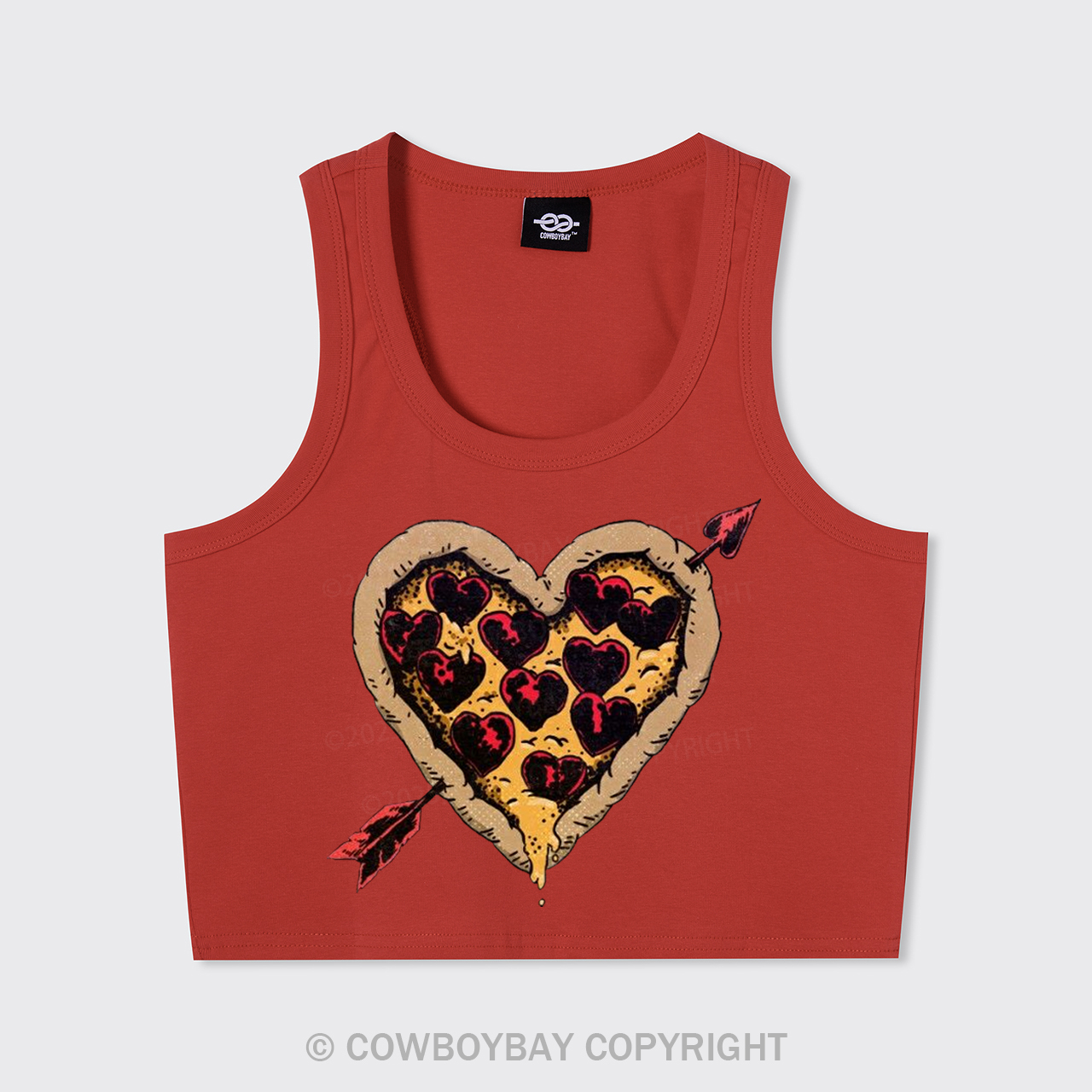 Pizza Heart Tank Top