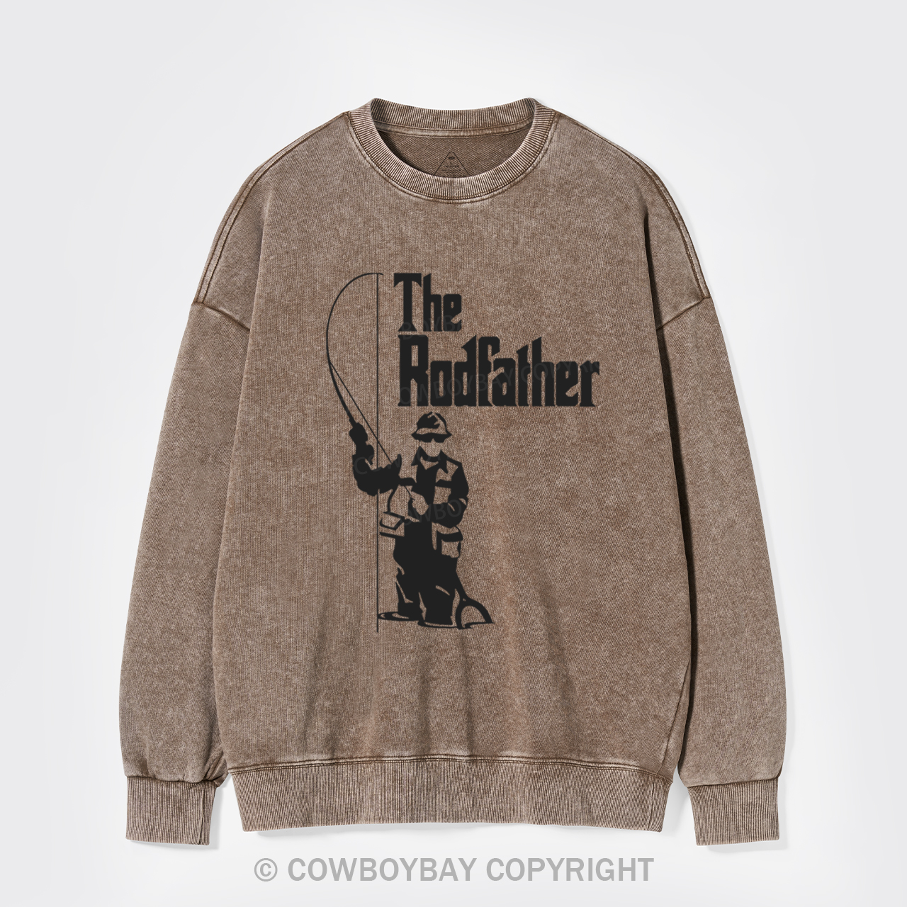 The Rodfather Fishing Washed Sweatshirts