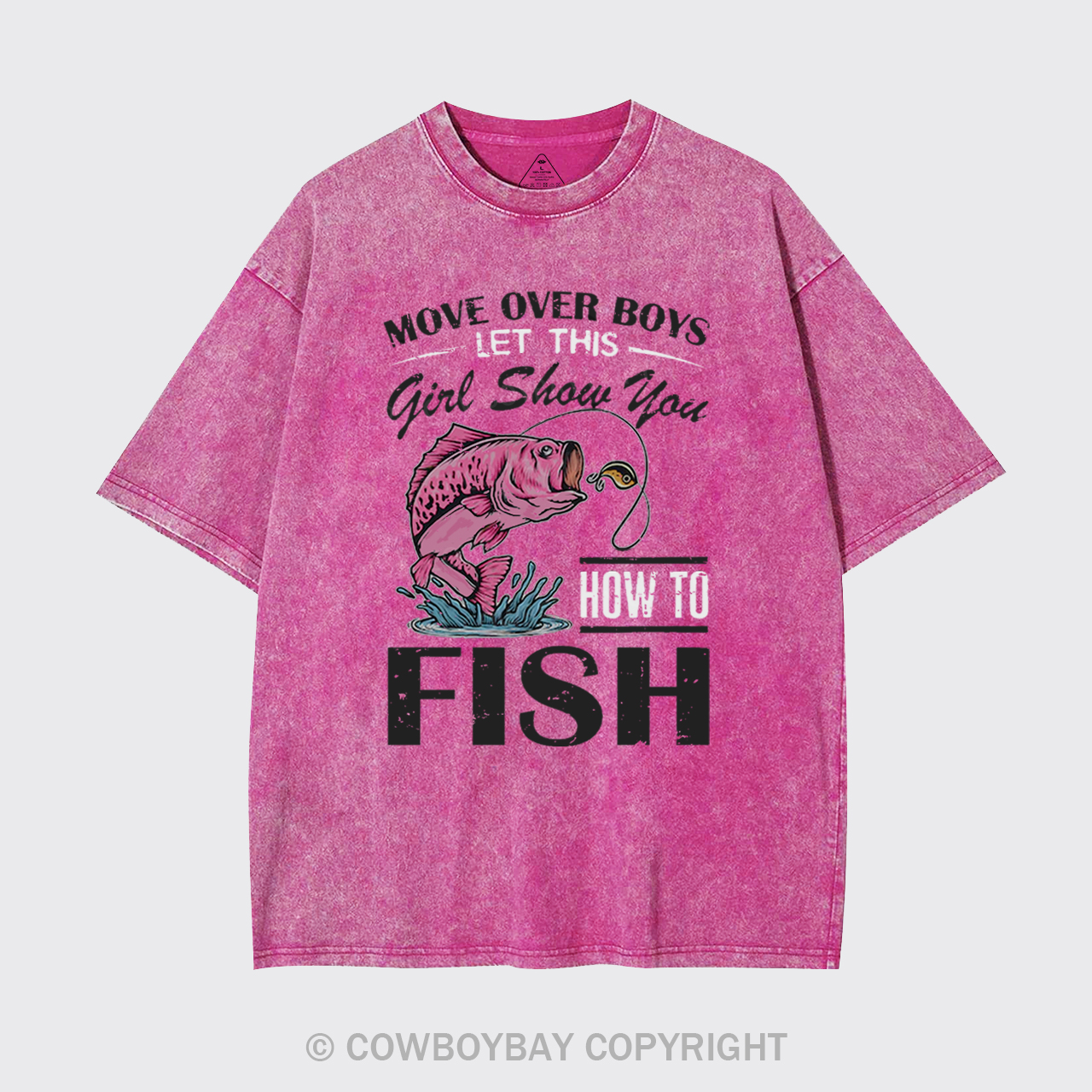 Move Over Boys Fishing Garment-dye Tees