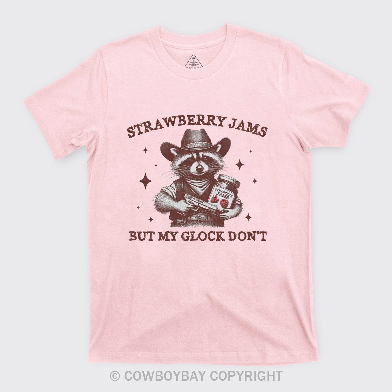 Retro Western Raccoon T-Shirts