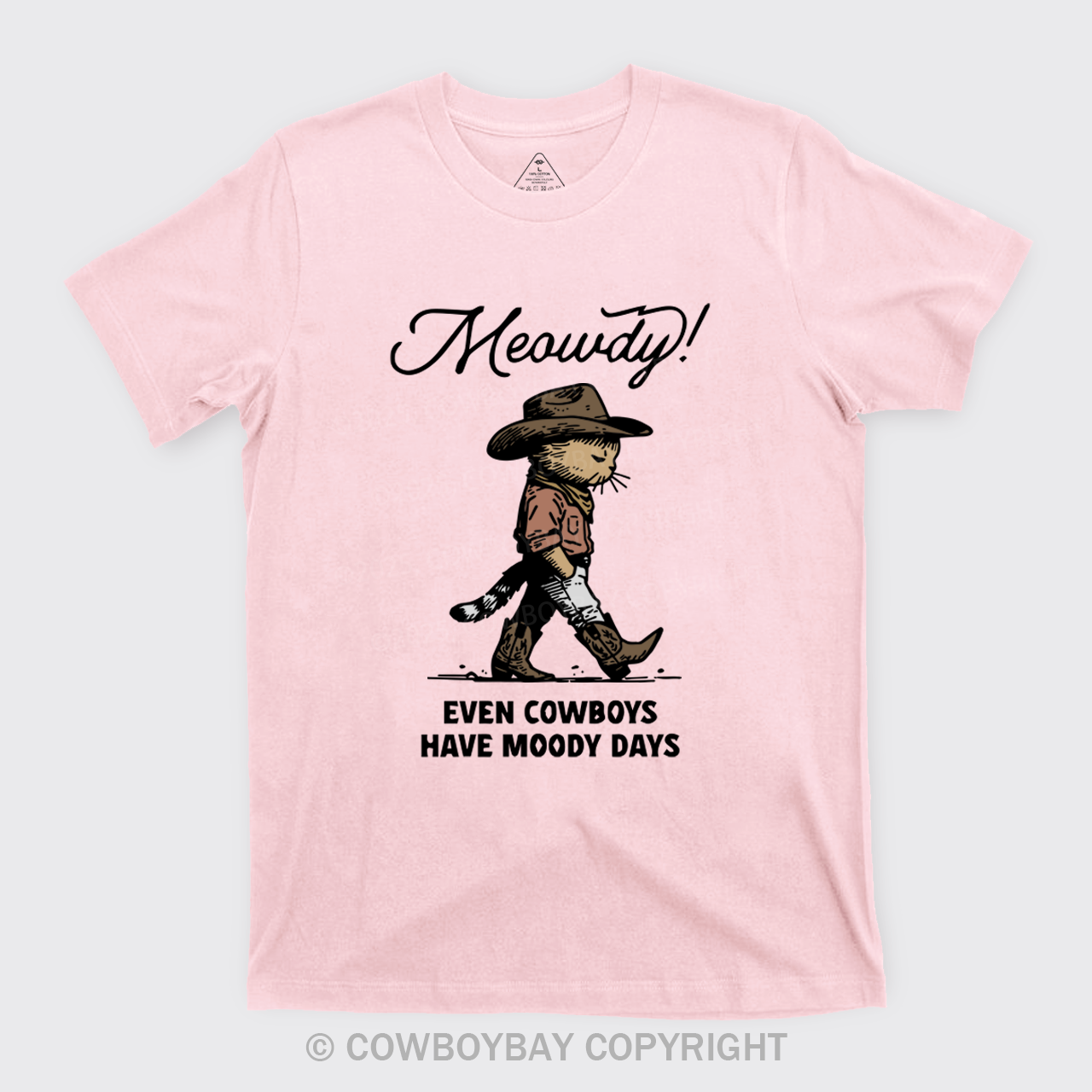 Sad Cat Cowboy T-Shirts