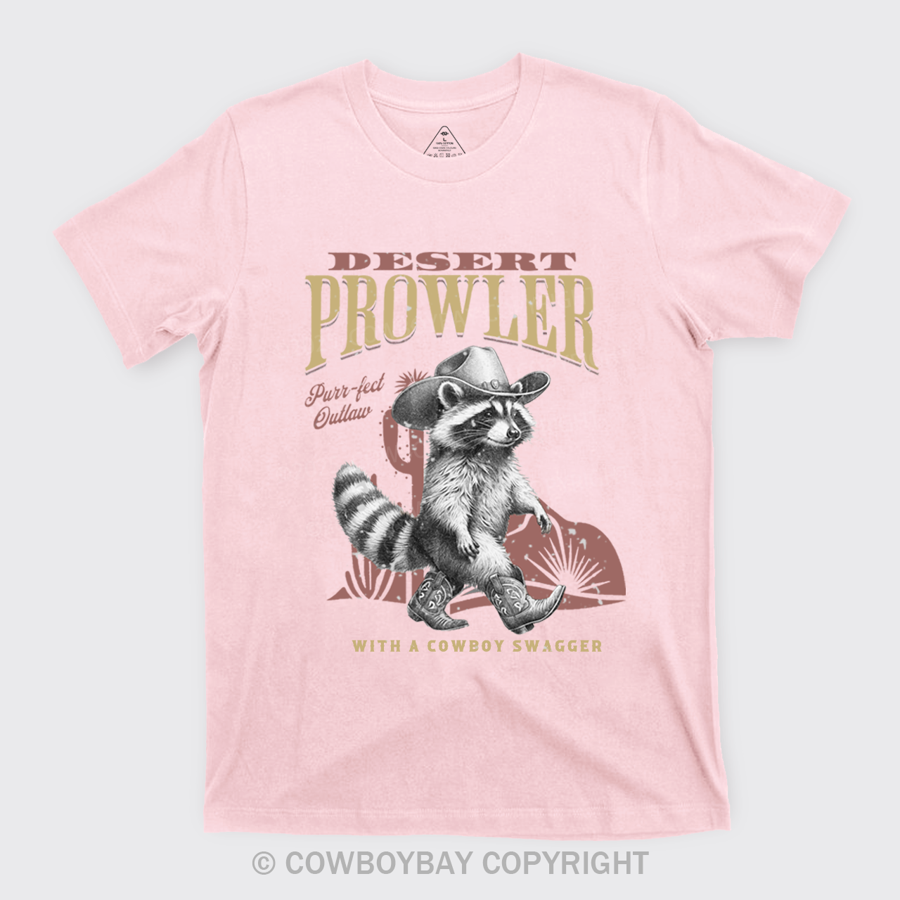 Retro Cowboy Raccoon T-Shirts