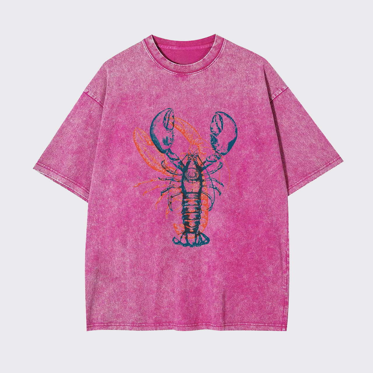 Lobster Cowboy of the Sea Garment-dye Tees