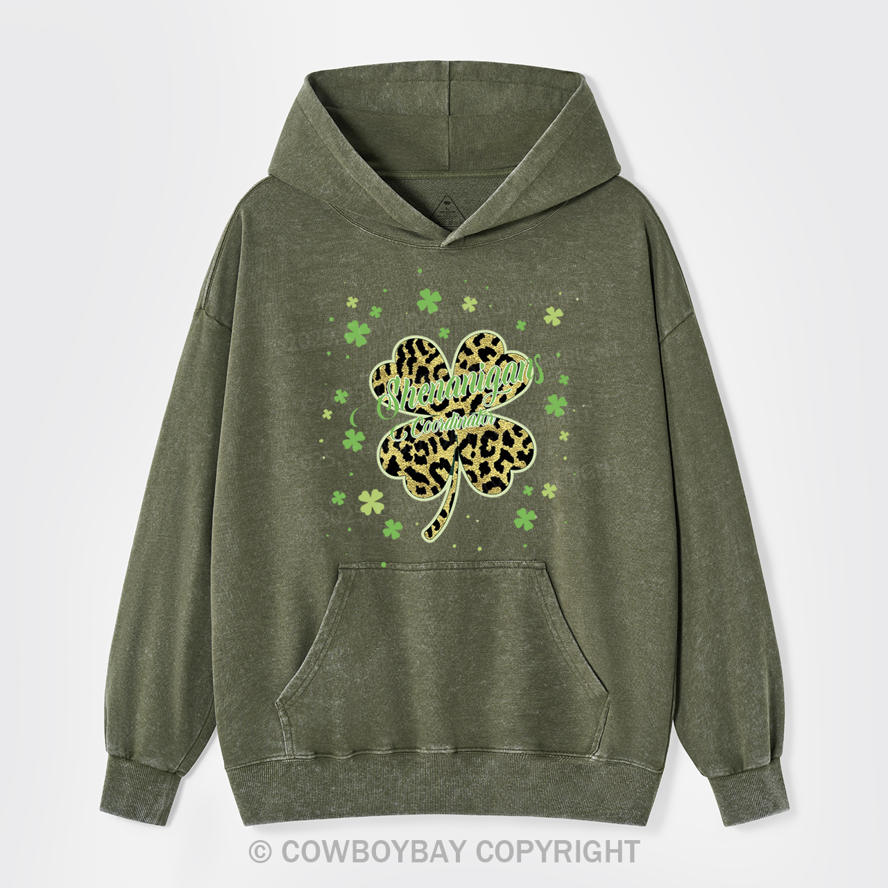 Lucky St. Patrick's Garment-Dye Hoodies