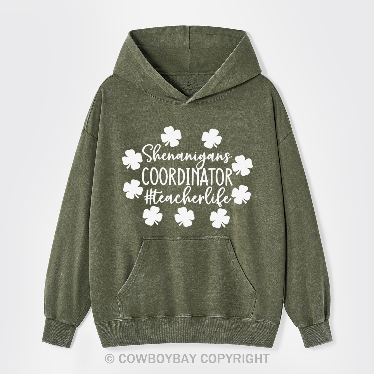 Shenanigans Coordinator Teacherlife Garment-Dye Hoodies