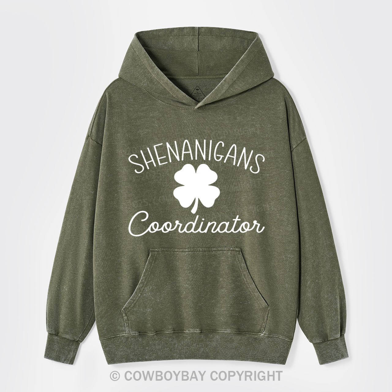 Funny St Patricks Day Garment-Dye Hoodies