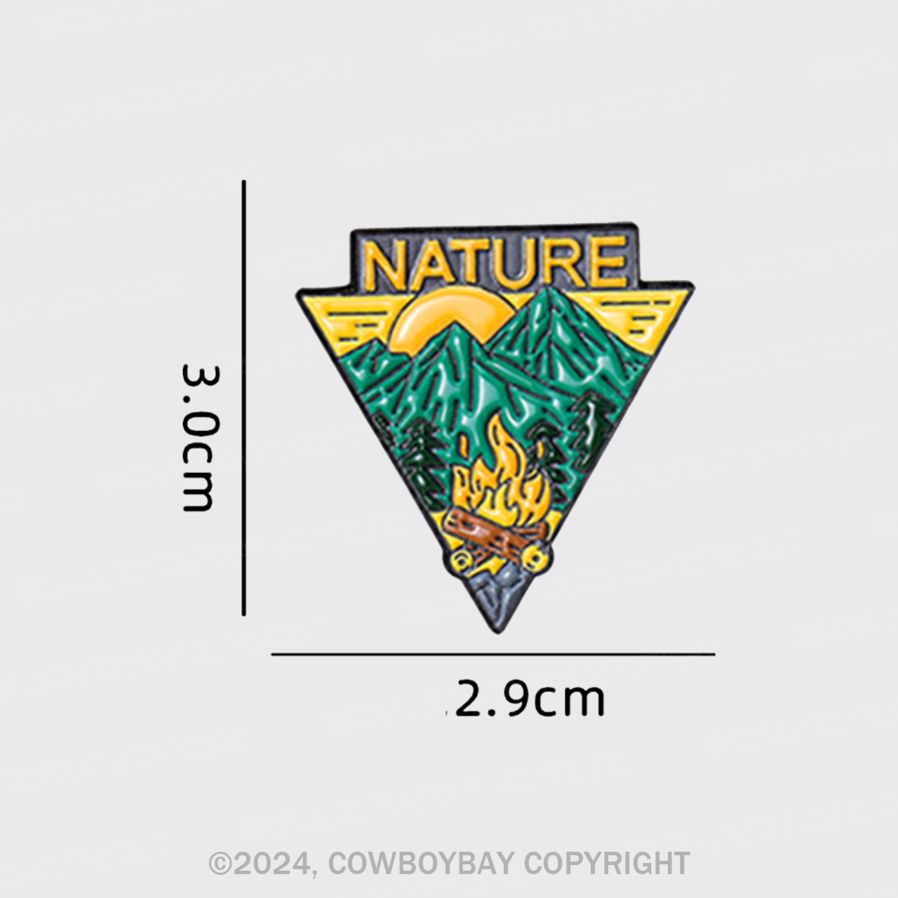 Nature Camping_Cowboybay Pin
