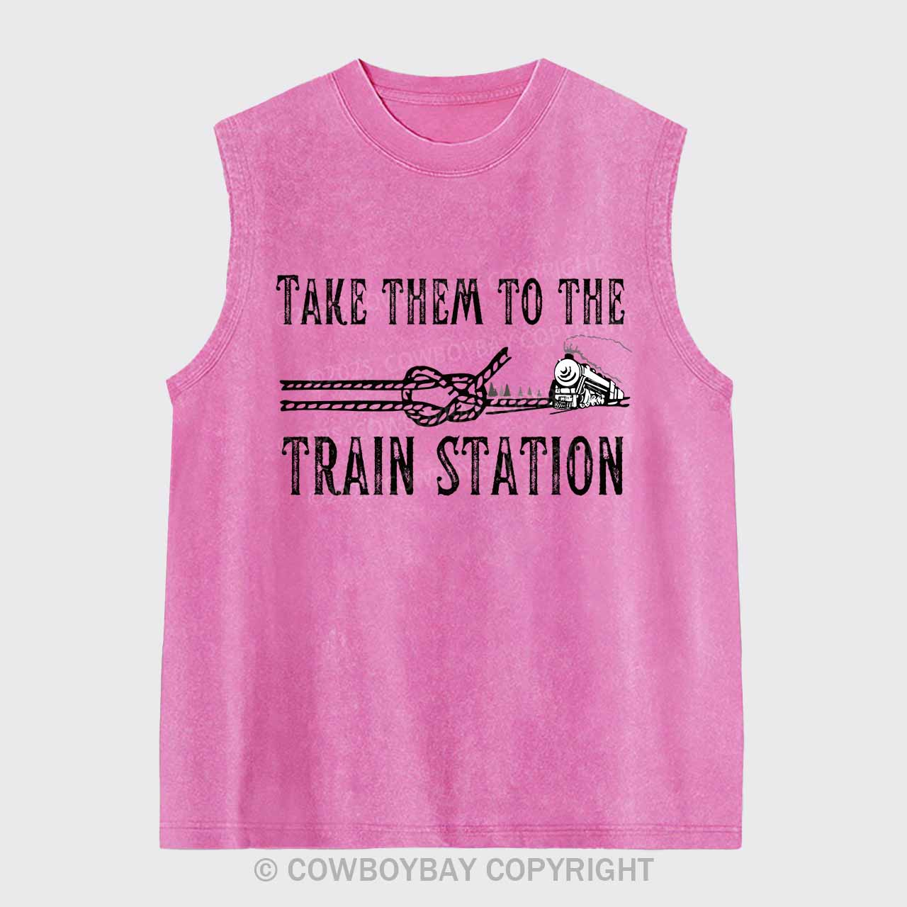 Take Them To The Train Station Washed Tanks