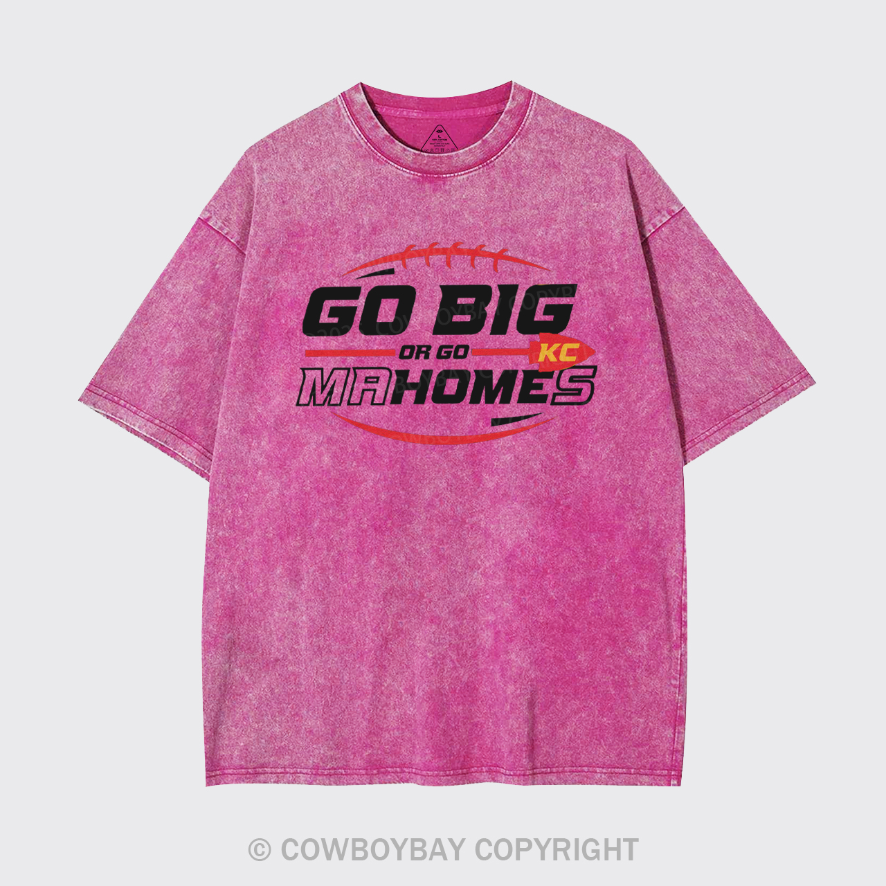 Funny KC Football Garment-dye Tees