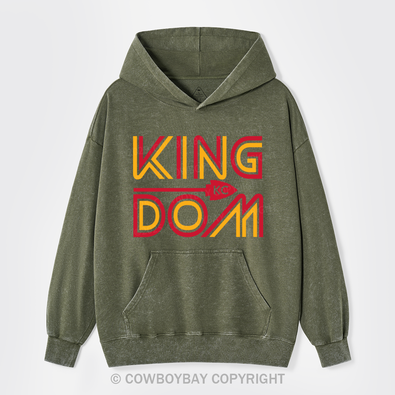 KC Kingdom arment-Dye Hoodies