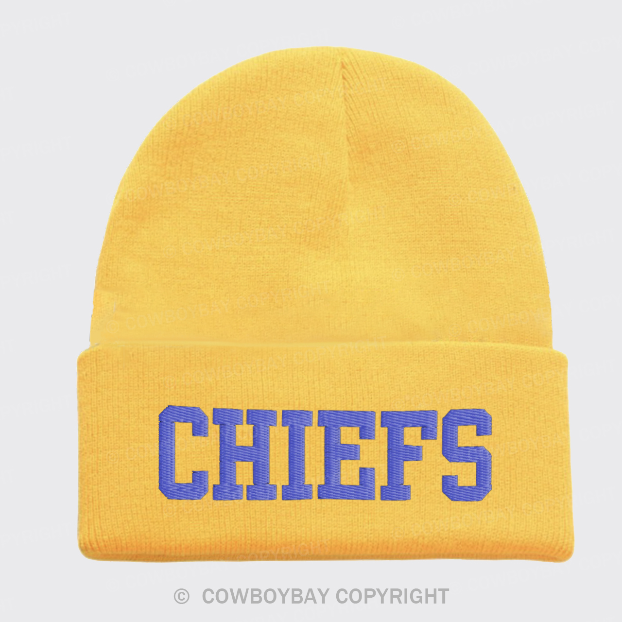 Chiefs Embroidered Knitted Beanie