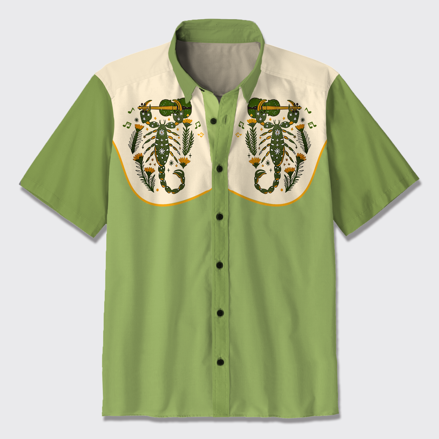 The Dancing Scorpion Button Up Shirts