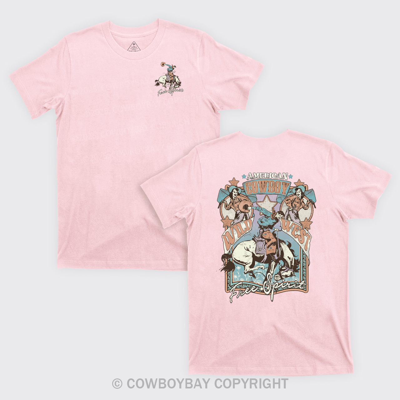 America Cowboy Free Spirit Cowboy T-Shirts