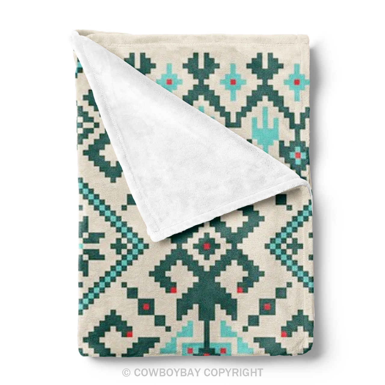 Aztec Pattern Design Blanket_1