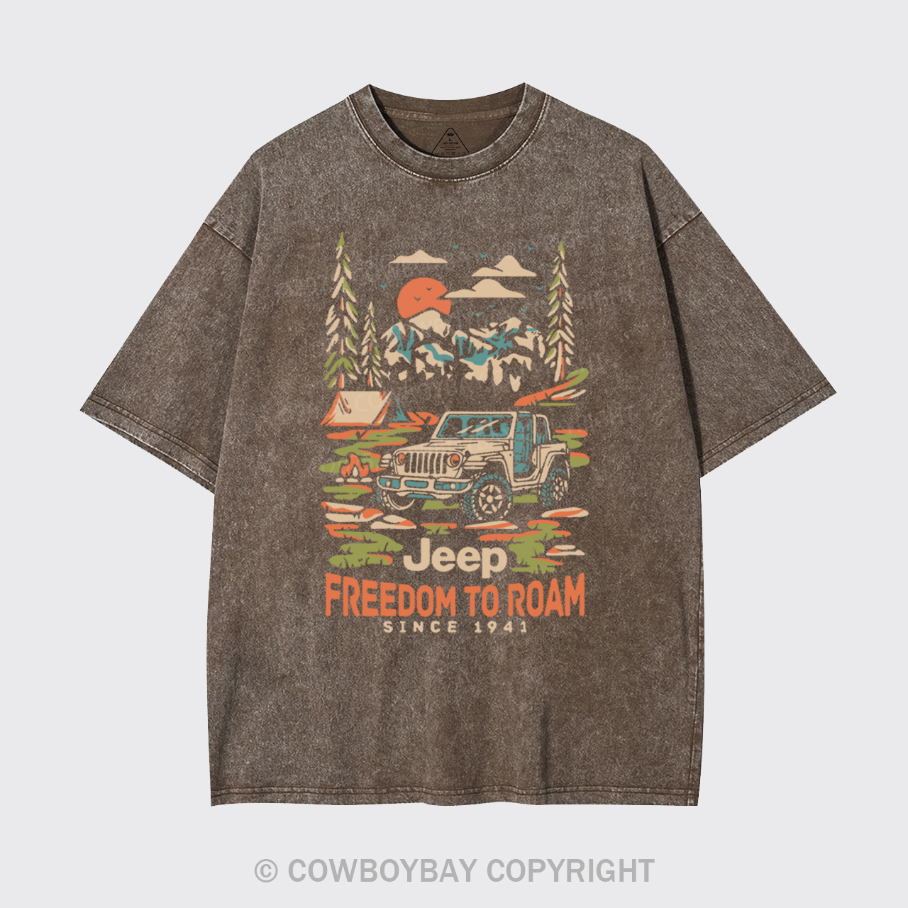 Freedom To Roam Garment-dye Tees