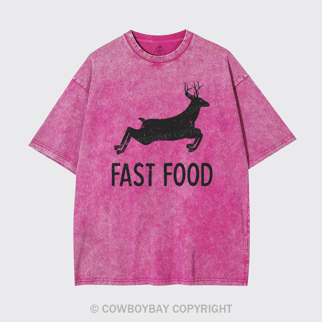 Fast Food Deer Garment-dye Tees