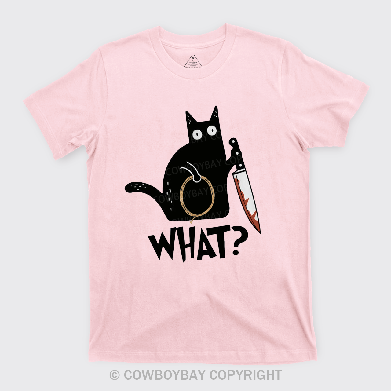 Murderous Black Cat With Knife T-Shirts