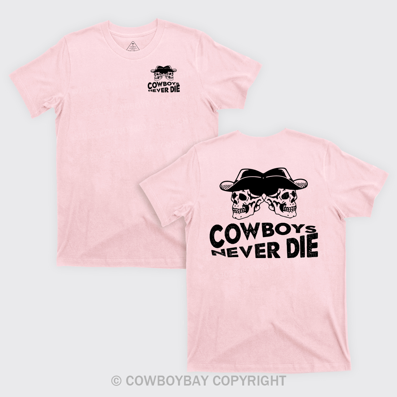 Cowboys Never Die Skeleton T-Shirts