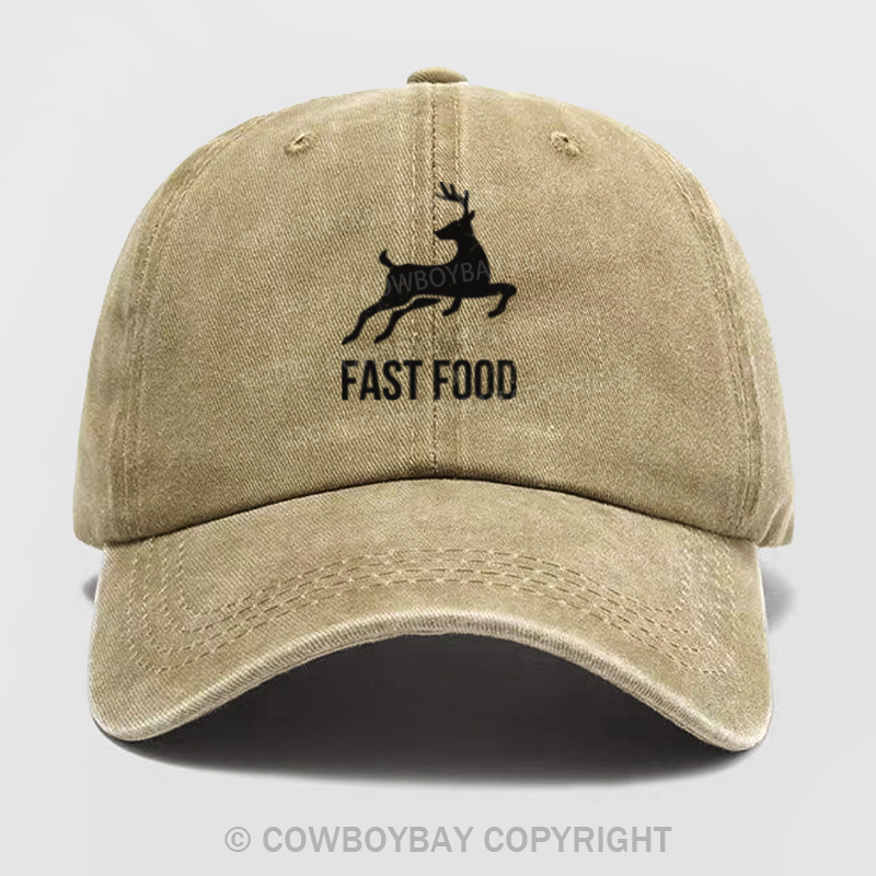 Fast Food Washed Hat