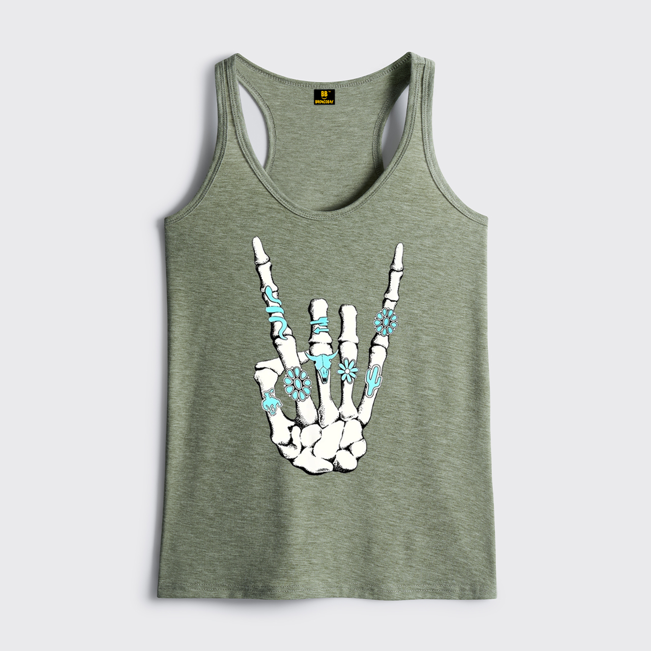 Western Rock On Skeleton Classic Tanks