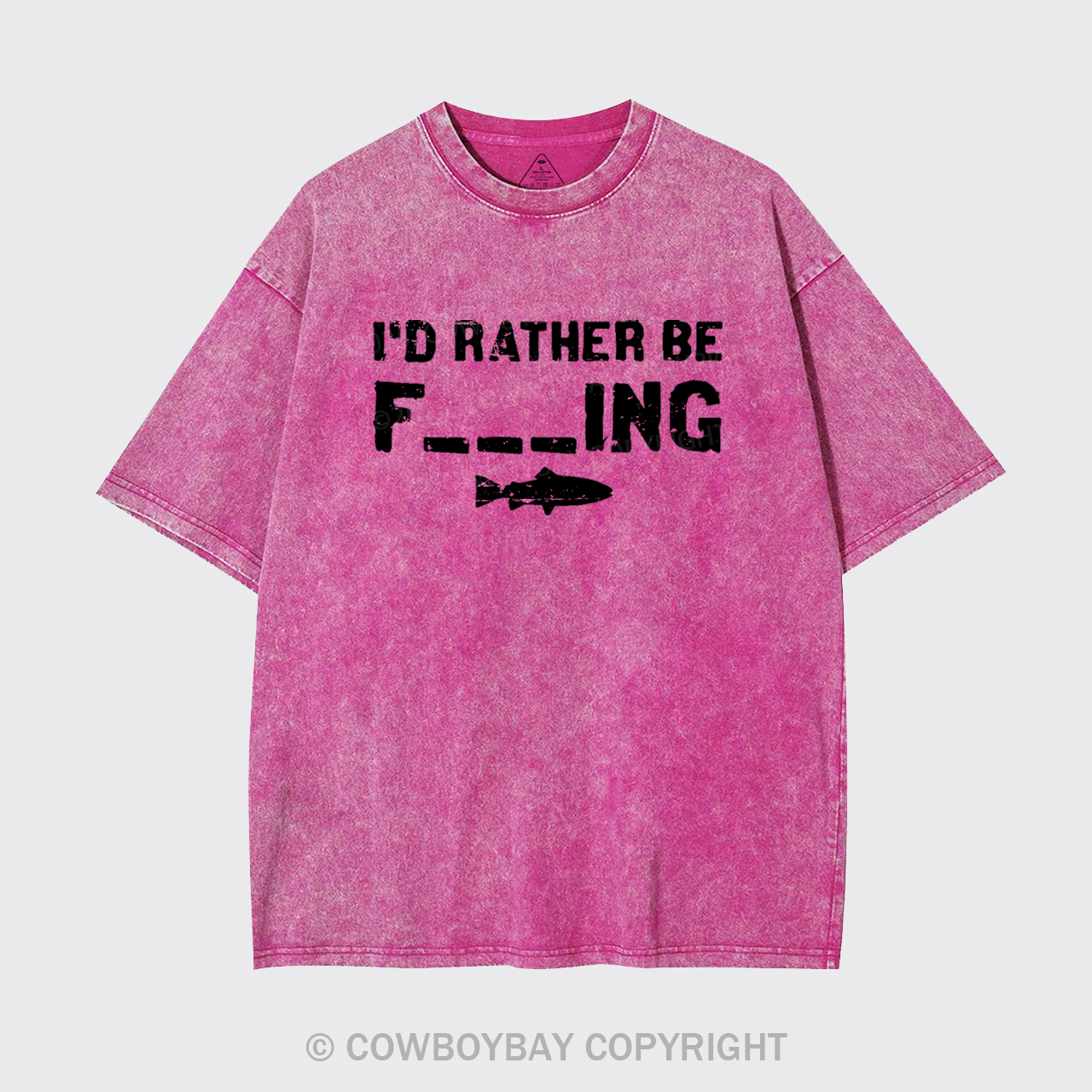 I'd Rather Be Fishing Garment-dye Tees