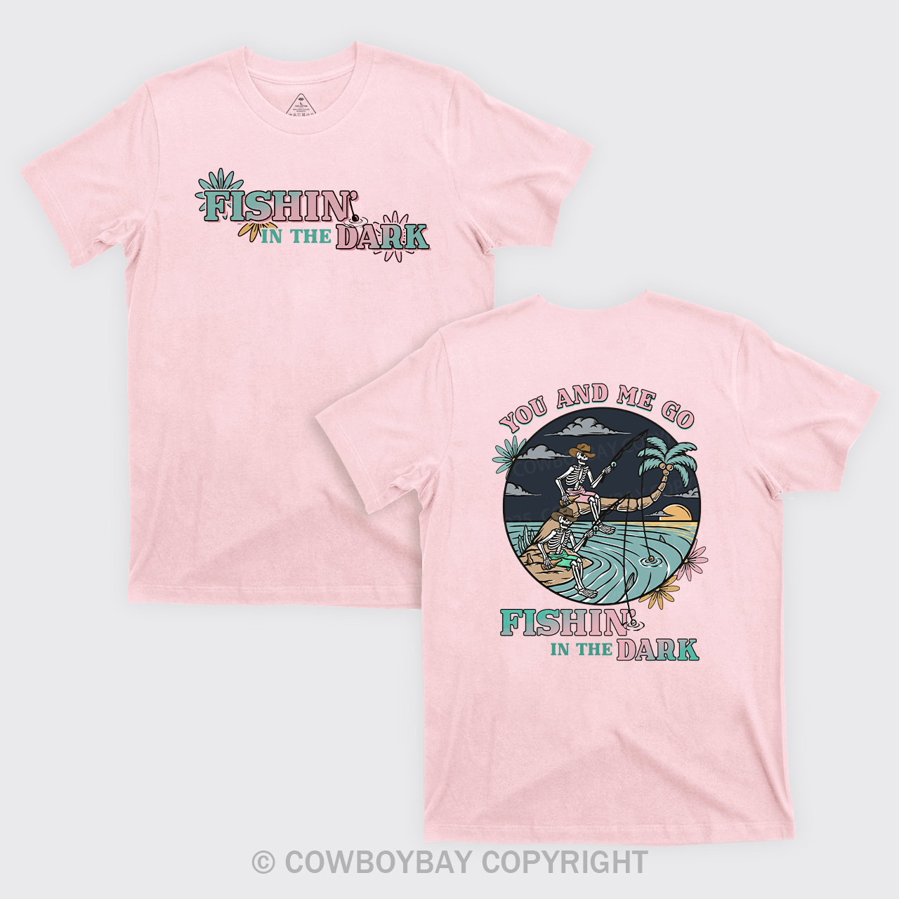 Fishin In The Dark Cowboy T-Shirts