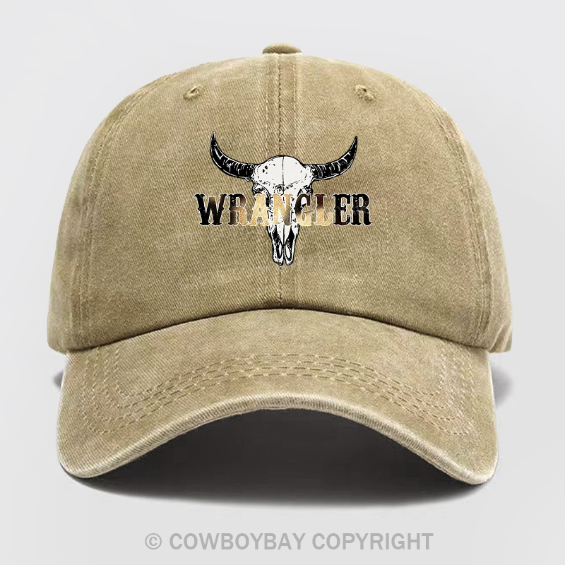 Wrangler Cow Bull Wash Hat