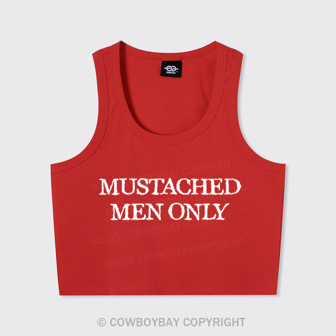 Mustached Men Only Tank Top