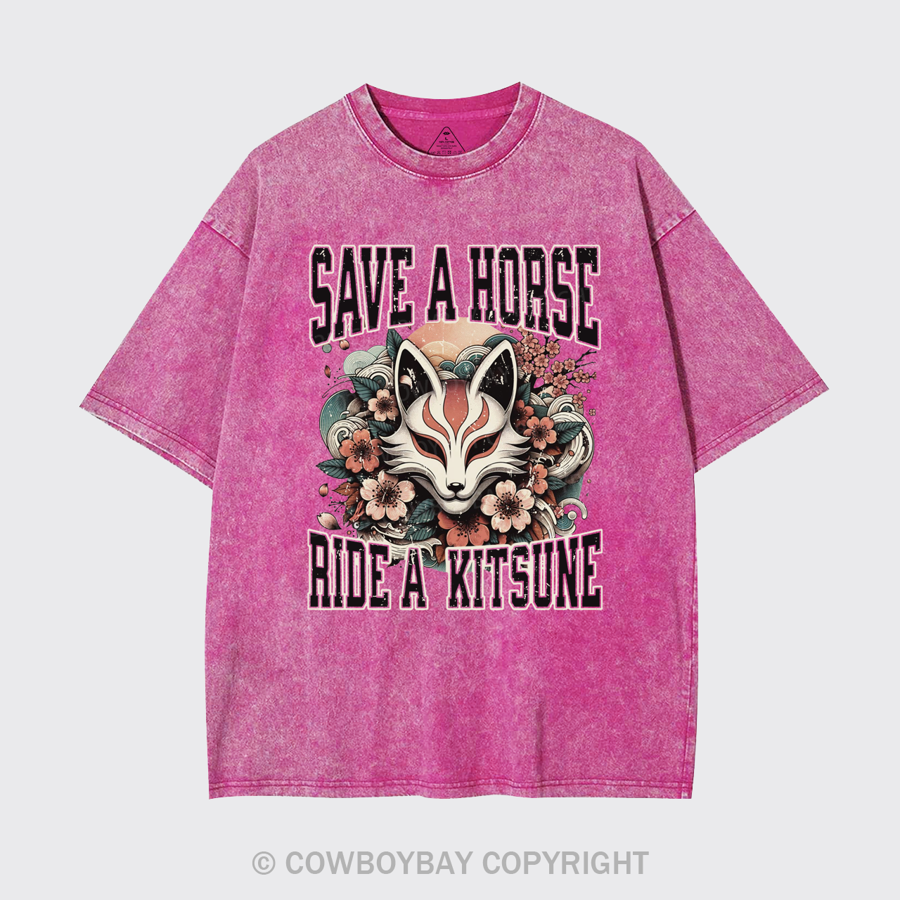Save A Horse Ride A Kitsune Garment-dye Tees