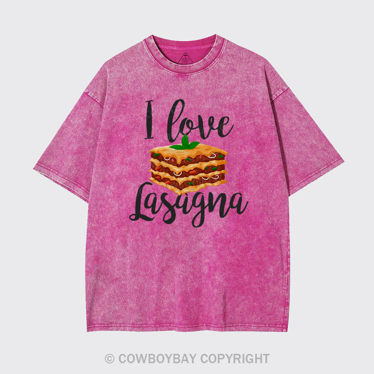 I Love Lasagna Garment-dye Tees