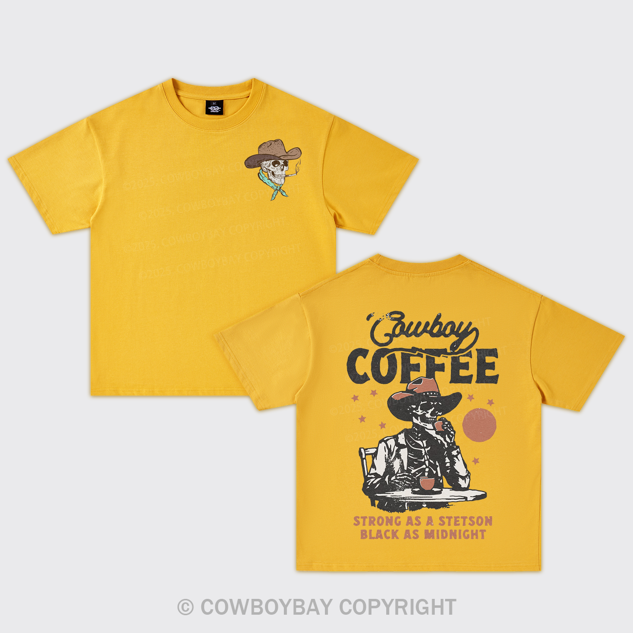 Cowboy Coffee Oversize T-Shirts