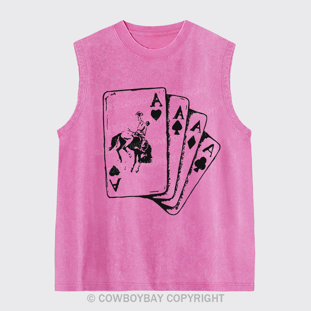 Ace Cowboy Punchy Washed Tanks