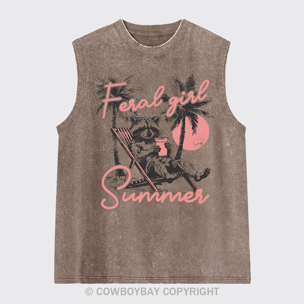 Feral Girl Summer Washed Tanks