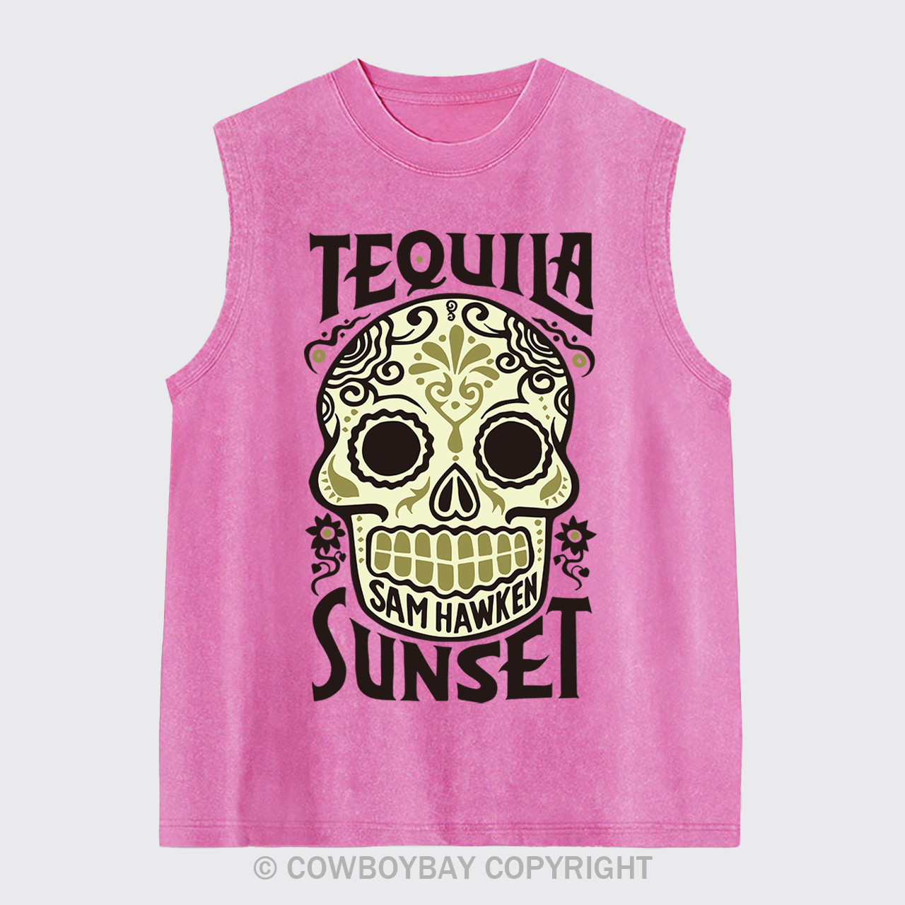 Tequila Sunset Washed Tanks
