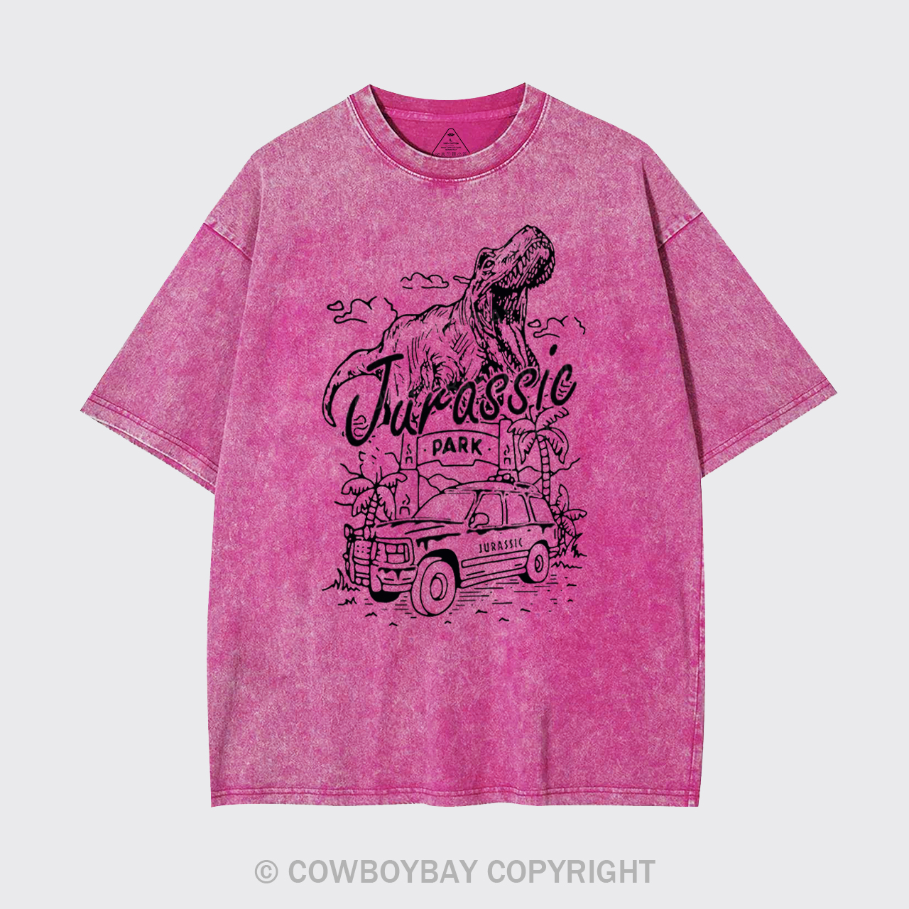 Dinosaur T-rex Garment-dye Tees