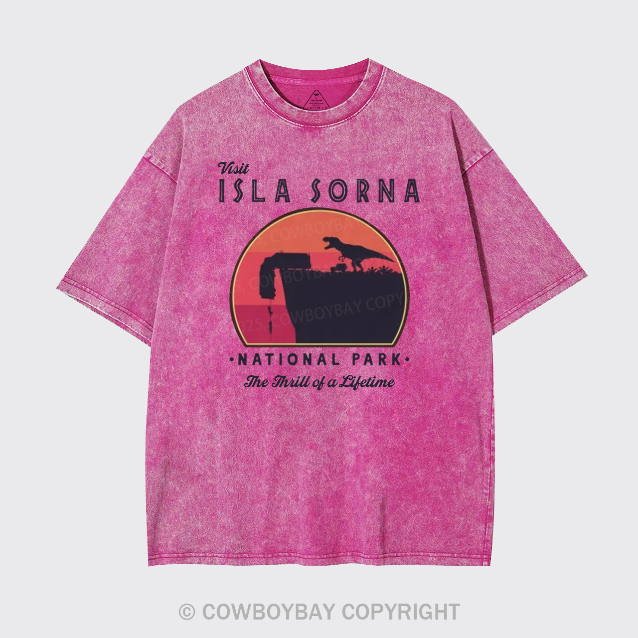 Visit Isla Sorna National Park Garment-dye Tees