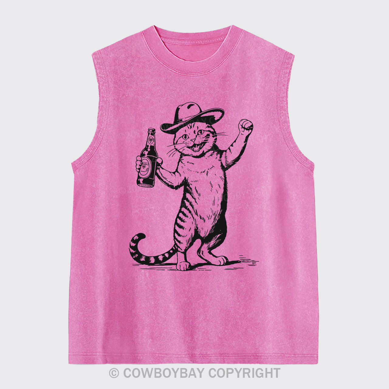 For Beer Cat Washed Tanks