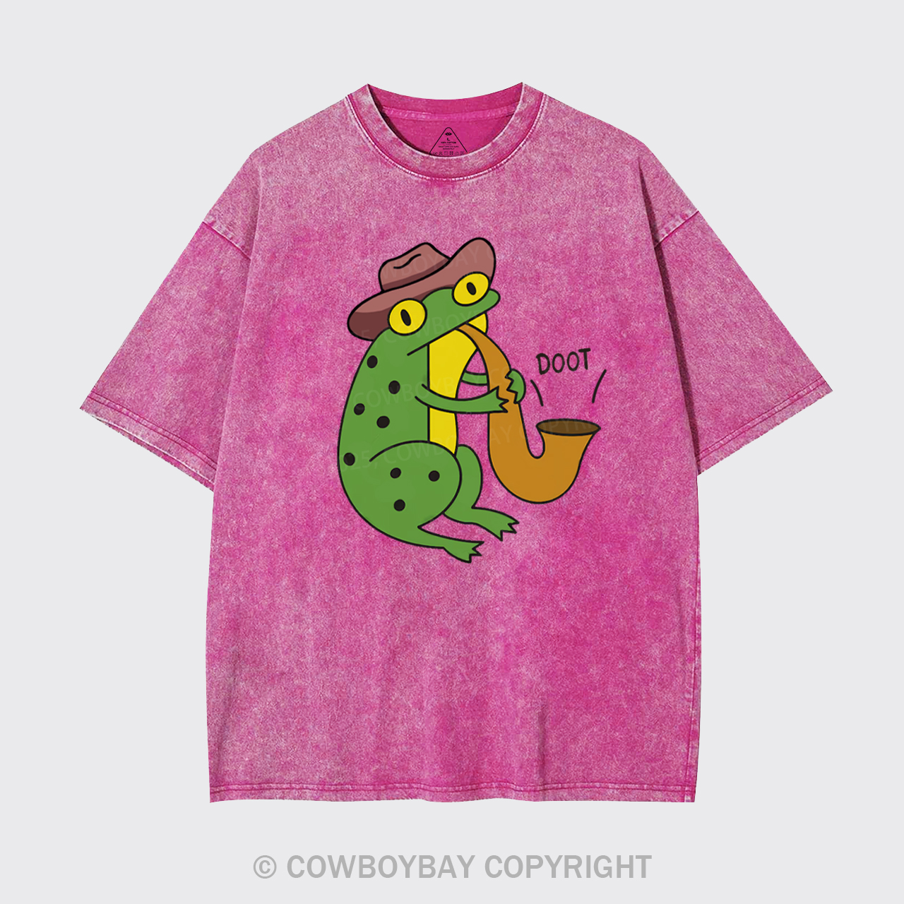 Funny Doot Frog Garment-dye Tees