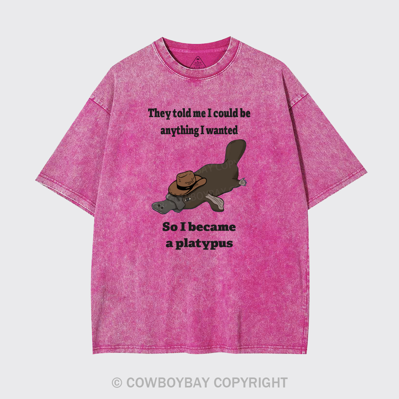 I Became A Platypus Garment-dye Tees