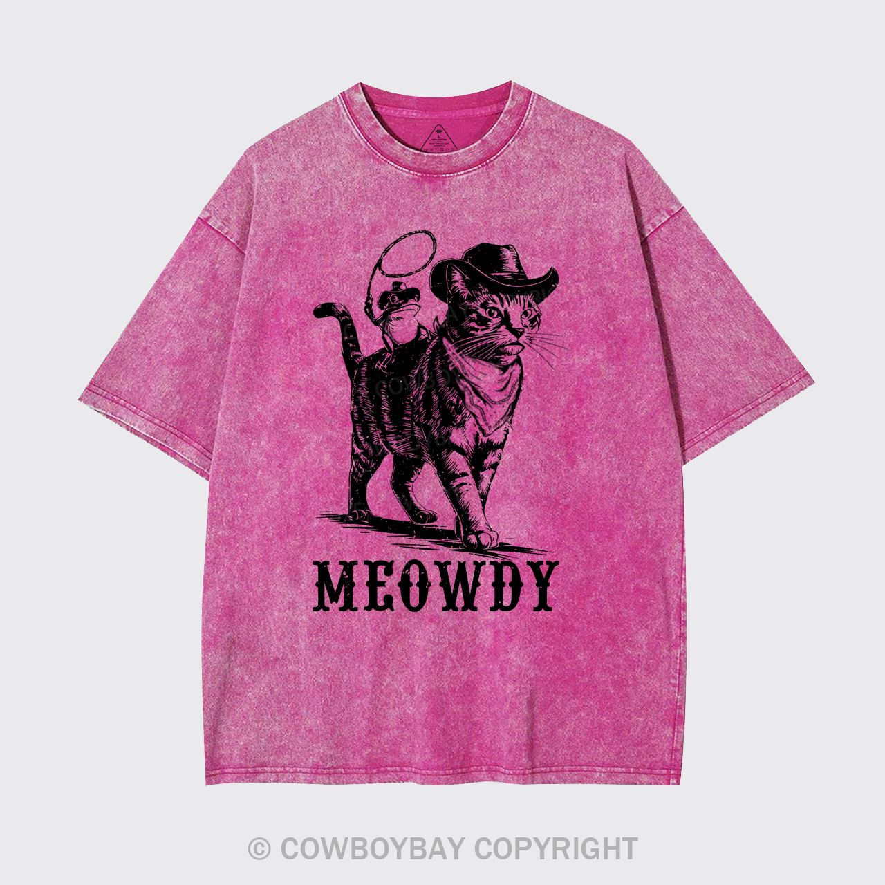 Howdy Meowdy Garment-dye Tees