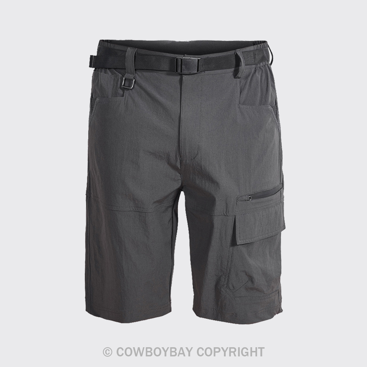 Men's Grey Outdoor Loose Sports Shorts