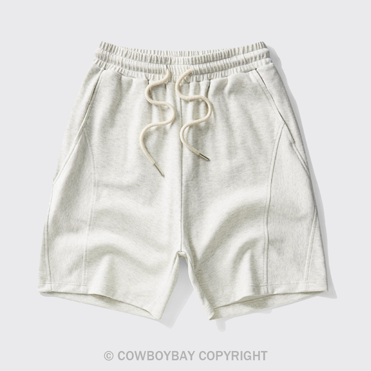 White Men's Casual Shorts